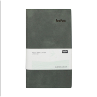 得印(befon) 3693 A6 100页/本 商务PU皮面 笔记本 (计价单位:本) 苔绿色