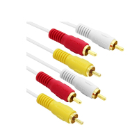 酷比客(L-CUBIC) LCAV3RRWHINSAV-3M 3m 公对公 红白黄头 AV线 (计价单位:根) 白色