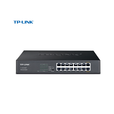 普联(TP-LINK) TL-SG1016DT 16口千兆 非网管T系列交换机 (计价单位:个)黑色