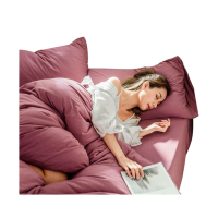 三极户外(Tri-Polar)TP2982 1.5m床单款 天竺棉 日式纯色 豆沙色 三件套 (计价单位:套)