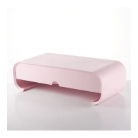 倍方 桌面收纳神器 樱花粉 抽屉加大款 电脑显示器增高架 1.00 个/套 (计价单位:套) 樱花粉