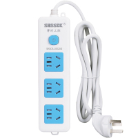 赛时工控(SHSSGK) SKSC8-10020D 三位5孔 移动式排插 (计价单位:个) 蓝白