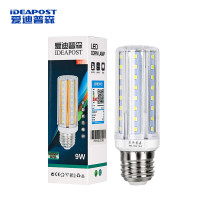 爱迪普森(IDEAPOST) SLYM220-9W 6500K E27 220V 小螺口节能灯泡吊灯光源 led灯泡玉米灯泡 (计价单位:个) 白色