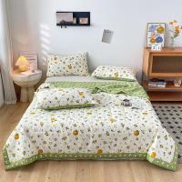 婵思 CHJC230243L 150*200cm 包边设计绗缝固定全棉夏凉被 1.00 件/条 (计价单位:条) 砂糖橘