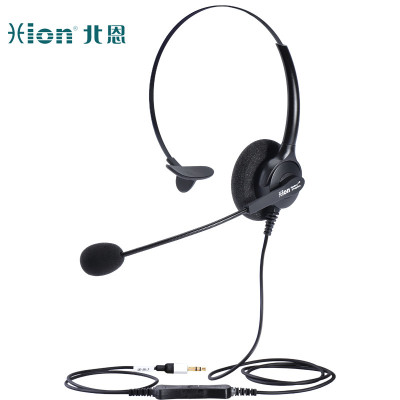 北恩(Hion) FOR680 3.5mm单插头 头戴式 耳麦 (计价单位:个) 黑色