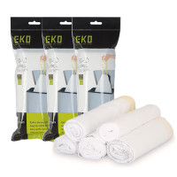 EKO EK33802 7-9L 25个/卷 1卷/包 自动收口垃圾袋 (计价单位:包) 白色