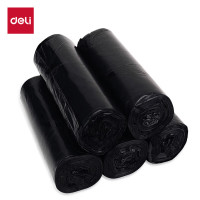 得力(deli) 33071 50*60cm 30个/卷 5卷/包 垃圾袋 (计价单位:包) 黑色