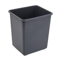 安居先森 10L 无盖方形垃圾桶家用办公室宿舍10只装 1.00 个/箱 (计价单位:箱) 灰色
