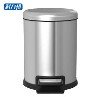科力邦(Kelibang) KB1094 0.35mm410无指纹不锈钢烤漆+PP塑料 8L 垃圾桶 (计价单位:个)