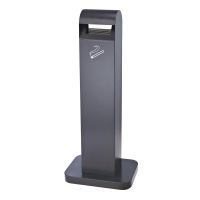 科力邦(Kelibang) KB3235 烤漆圆头形烟灰柱 垃圾桶 (计价单位:个) 黑色