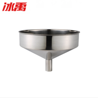 冰禹厨房多用不锈钢漏斗大容量沥水快洗菜神器防溅设计冰禹 漏斗200mm 不锈钢,上口径约200mm,总高度约190m