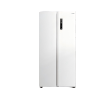 美的一级能效双开门变频对开门智能家电风冷无霜薄机身大容量可嵌入家用冰箱 MR-490WKPZE