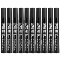 得力记号笔68211.5mm10支/盒黑(单位:支)