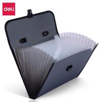 得力A4风琴包555513格