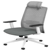 得力(deli) 普乐士 办公椅 MB-6863 680*635*1140*1240 M M 灰色 单位:把