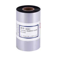 得力热转印条码机标签机通用型树脂腊基混合基碳带81552110mm*300m