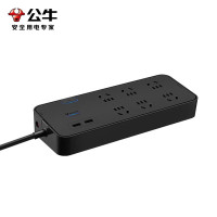 公牛/BULL接线板GN-H306U3米总控开关(新国标)USB抗电涌系列单位:个