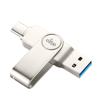 爱国者优盘U356-64G银64G/USB3.1//TYPE-C双接口(个)