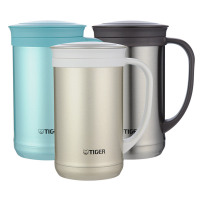 虎牌 不锈钢保温杯泡茶杯办公杯 CWM-A050-XC 不锈钢色 401-500ml