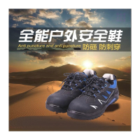 雷马 安全鞋 760/42码 黑色 欧美新款透气舒适塑头绝缘鞋橡胶底防滑防砸