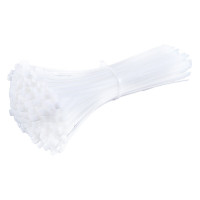 信霆国标塑料自锁式(a款)尼龙扎带5*400mm白色黑色100根/包单位:包