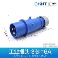 正泰/CHINT工业防水插头NTC1-316P6h/250VIP443P16A250V单位:个