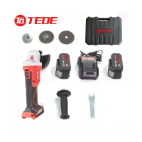 TEDE 无刷充电式锂电角磨机8件组套 YD-7380 两电一充 送磨片 电池6.0 单位:台