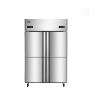 澳柯玛 vcf-860AJ 厨房商用四门冰箱 860升 大容量 不锈钢 酒店饭店后厨立式 冷藏冷冻双温冰柜 单位:套