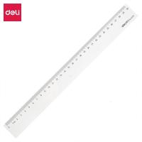 得力(deli)30cm办公通用直尺测量绘图尺子办公用品601把
