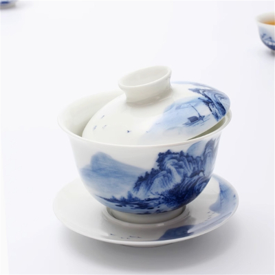 贵苑手绘风水流茶器(陶瓷大师制作)流茶器 现定制,20天加工