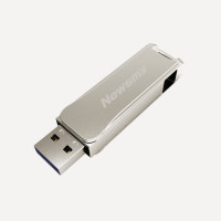 纽曼USB3.0 U盘 V33金属旋转款 尊贵金 64GB