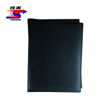 铁凇 烫金黑皮夹子 A4 个