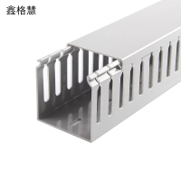 鑫格慧 PVC线槽配电柜电箱走线槽阻燃U型线槽明装塑料线槽 25*25mm 米