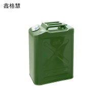 鑫格慧 加厚铁油桶汽油桶备用油箱 35L方形铝盖双重加厚 个
