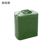 鑫格慧 加厚铁油桶汽油桶备用油箱 60L方形铝盖双重加厚 个
