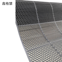 鑫格慧 室外镂空防滑地垫牛筋蜂巢防水橡胶地毯 0.9米宽5米长 块
