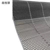 鑫格慧 室外镂空防滑地垫牛筋蜂巢防水橡胶地毯 1.2米宽10米长 块