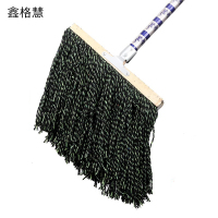 鑫格慧 老式普通木头方头平板长条宽一字棉线拖布28cm 把
