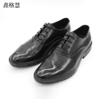 鑫格慧 三接头男士正装纯皮皮鞋 系带款 双