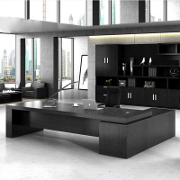 北京德诚和老板桌简约现代总裁桌经理桌椅组合大班台办公桌