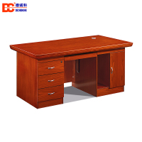 北京德诚和办公家具德威系列老板桌小班台主管经理桌实木办公桌子油漆班台直桌