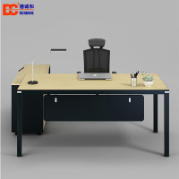 北京德诚和简约现代时尚主管经理总裁桌老板办公桌单人桌椅组合大班台