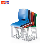 北京德诚和餐椅培训椅会议椅塑壳椅弓形脚椅 彩色塑壳椅
