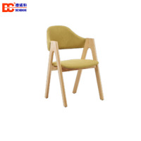 北京德诚和 休闲椅餐厅餐椅实木椅子办公室洽谈椅休闲椅
