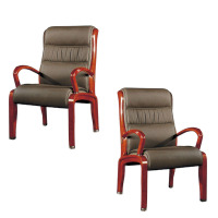 北京德诚和老板椅子大班经理椅四脚落地木椅会议椅主管椅会议椅