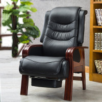 北京德诚和实木烤漆四脚落地老板椅可躺经理办公椅子午休椅