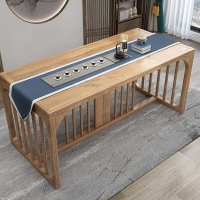 北京德诚和茶桌椅组合实木新中式功夫茶台套装原木禅意家用小泡茶台