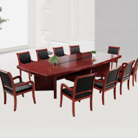 北京德诚和油漆实木贴皮会议桌长条桌简约现代条桌洽谈桌