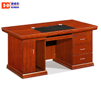 北京德诚和办公家具德威系列老板桌小班台主管经理桌实木办公桌子油漆班台