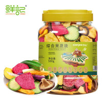 鲜记 综合果蔬脆500g/罐 什锦蔬菜水果脆片 秋葵香菇菠萝蜜混合零食